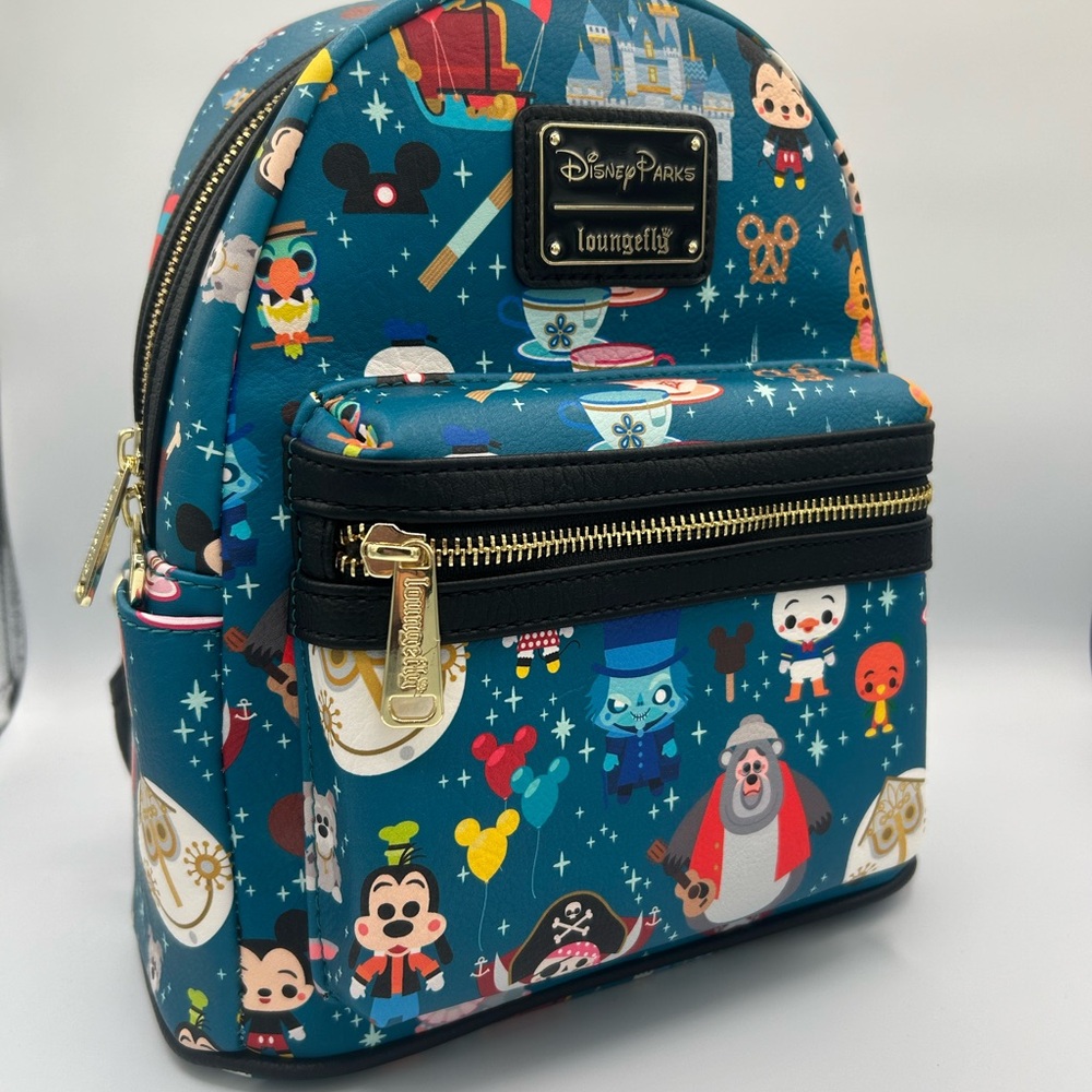 Disney parks Loungefly park icon mini backpack - Blue